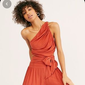 Free people one Maggie one shoulder set